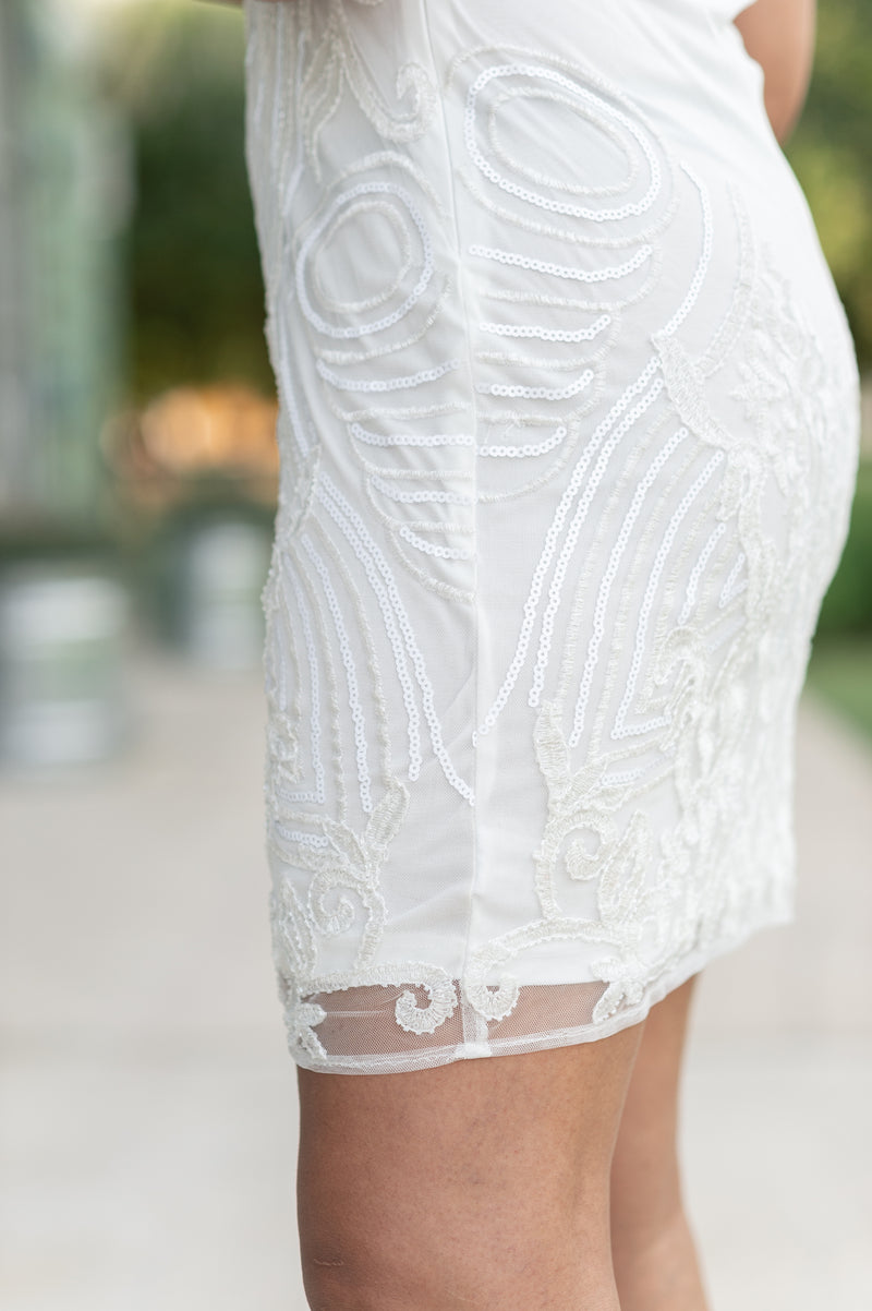 Oaklyn - Art Deco Sequin Slip Dress