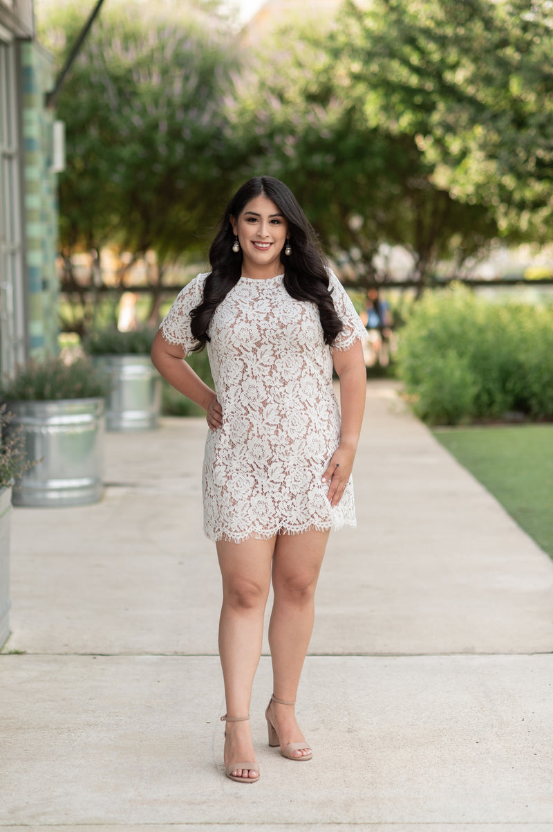 Emma - White Lace Dress Emma - White Lace Dress