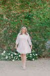Tammi - Chiffon Long Split Sleeve Dress (Plus)