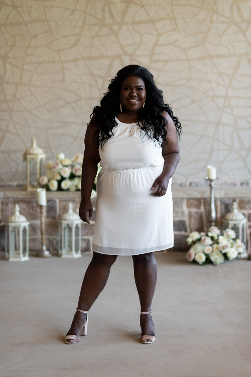 plus size bachelorette dresses – The Little Bride Dress Company out or bachelorette party night time bridal dress Y Lariat Chain Back Size:6XLarge